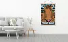 MuchoWow® Textilposter Tiger - Farbe - Augen 120x180 cm mit Produktbild-Vorschau 3
