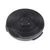 A black circular carbon filter for a kitchen hood, shown from a top-down angle against a white background. Produktbild-Vorschau