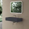 doporro Vasque à Poser Gris Noir Mat avec Bonde Lavabo de Voir les images du produit 1
