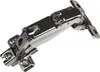 A close-up studio shot of a metal hinge on a white background. Produktbild-Vorschau