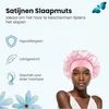 Satijnen Slaapmuts Roze - 1 Stuk - Bonnet satijn - Satijnen Productafbeelding-voorbeeld 4