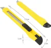 com-four® 2x Cuttermesser mit Ersatzklingen - Teppichmesser Produktbild-Vorschau 4