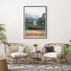 Gerahmtes Poster - Schwarzer Rahmen - Berge See Boot - Produktbild-Vorschau 6