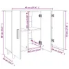 vidaXL Příborník Sonoma dub 90x34x80 cm materiál na bázi Náhled obrázku produktu 9