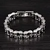 Motorradkette Herren Armband Edelstahl Biker Gliederkette Produktbild-Vorschau 2