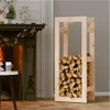 vidaXL Police na palivové dřevo 41x25x100 cm z masivního Náhled obrázku produktu 3