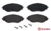 BREMBO P 85 166 Bremsbeläge Satz Vorne für VW Passat Produktbild-Vorschau 10