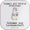 Mr. & Mrs. Panda Tischuntersetzer Hebamme Leidenschaft - Produktbild-Vorschau 1