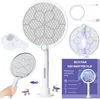 Elektrická elektrická plácačka na muchy 2W1 LED lampa na Náhľad obrázku produktu 1