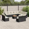 The Living Store 13-tlg. Garten-Sofagarnitur mit Kissen Produktbild-Vorschau 2