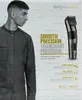 A man is shown next to a hair clipper with marketing text and feature callouts. Anteprima dell’immagine prodotto