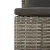 The Living Store 3-tlg. Garten-Lounge-Set mit Kissen Grau Produktbild-Vorschau 8