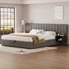 Łóżko tapicerowane Flieks 180x200 cm z 2 stolikami nocnymi, Podgląd zdjęcia produktu 2