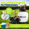 tillvex® Sandfilteranlage Pool Weiß/Orange 13.200L/h bis Produktbild-Vorschau 8