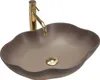 Lavabo Da Appoggio Rea Pearl Ombre 48 Beige Anteprima dell’immagine prodotto 1