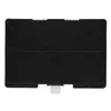 A black rectangular object with a textured surface is shown against a white background. It appears to be a component or part of a larger device, possibly a filter or cover, with small white connectors visible on the bottom. Produktbild-Vorschau