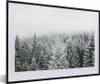 MuchoWow® Gerahmtes Poster Wald - Schnee - Winter - Produktbild-Vorschau 1