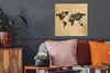 MuchoWow® Poster Weltkarte - Vintage - Braun 50x50 cm - Produktbild-Vorschau 2