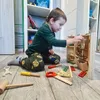 Drewniana skrzynka narzędziowa dla dzieci Podgląd zdjęcia produktu 9