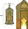 Marrakesch Boho Deko Teelichthalter Windlicht aus Metall & Produktbild-Vorschau 5