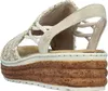 Rieker Damen Keil-Sandaletten Beige Voir les images du produit 7
