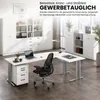 bümö Schreibtisch Serie-N - Nachbildung: Nussbaum, Größe:  Produktbild-Vorschau 3