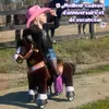 PonyCycle kôň na šliapanie tmavohnedý pre deti od 3 do 4 Náhľad obrázku produktu 18