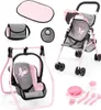 Bayer Design 21533AC Faltbarer Puppenbuggy mit Dach, Produktbild-Vorschau 8