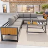 Flieks Gartenlounge-Set 4-tlg., Gartensofa mit Produktbild-Vorschau 3