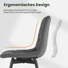 EUGAD Esszimmerstühle drehbar 4er Set, Wohnzimmerstuhl, für Produktbild-Vorschau 8