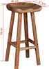 vidaXL Sgabello da bar 2 pz. Legno massiccio di acacia Anteprima dell’immagine prodotto 7