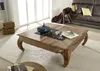 MASSIVMOEBEL24 | Table basse 120x120 Palissandre laqué Brun Voir les images du produit 2