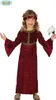 A young girl wearing a medieval princess costume, holding a white rose. Produktbild-Vorschau
