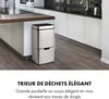 Touchless Poubelle avec capteur 72 litres 4 bacs ABS PP & Voir les images du produit 2