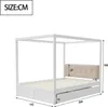 okwish Jugendbetten Klassische Bett 140x200cm mit großen Produktbild-Vorschau 7