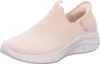 A single beige Skechers slip-on shoe is shown against a white background. Voir les images du produit