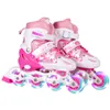 (Rosa) Verstellbare Rollschuhe Inlineskates für Kinder Produktbild-Vorschau 2