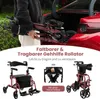 COSTWAY 2in1 Rollstuhl & Rollator klappbar & leicht mit Produktbild-Vorschau 9