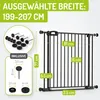 Bomi Treppenschutzgitter ohne Bohren, 199-207 cm, flacher Produktbild-Vorschau 2