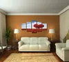 Visario Leinwandbild Rotes Herz 160x80 cm – 5-teilig, Bild Produktbild-Vorschau 3