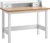 FineBuy Schreibtisch 106x53x90 cm Weiß Bürotisch mit Produktbild-Vorschau 6