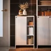SoBuy BZR156-W Wäscheschrank Badkommode Badschrank mit Produktbild-Vorschau 1