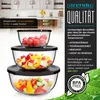 Set di 3 ciotole per insalata con coperchio, realizzate in Anteprima dell’immagine prodotto 5