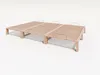 Gigapur G56 Massivholz-Bett 290x200 cm – Kiefer Natur Produktbild-Vorschau 2