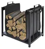 Kaminer 24628 Holzkorb 50,5 x 37 x 50 cm, schwarz Produktbild-Vorschau 11