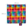 Relaxdays Picknickdecke XXL, 200 x 200 cm, Fleece Produktbild-Vorschau 4