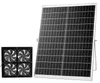 VEVOR 25W Solar Ventilator, 12V Solarpannel mit 4 Produktbild-Vorschau 1