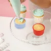 4 Stück 4 Zoll Silikon Backform, Silikon Kuchenform Rund Produktbild-Vorschau 6