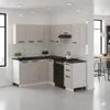 ULWEHOME | Eckküche 360 cm Beige, Küchenmöbel-Set Kaschmir Produktbild-Vorschau 4