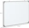 HOMCOM Magnetisches Whiteboard, Magnetboard, Trocken Produktbild-Vorschau 3